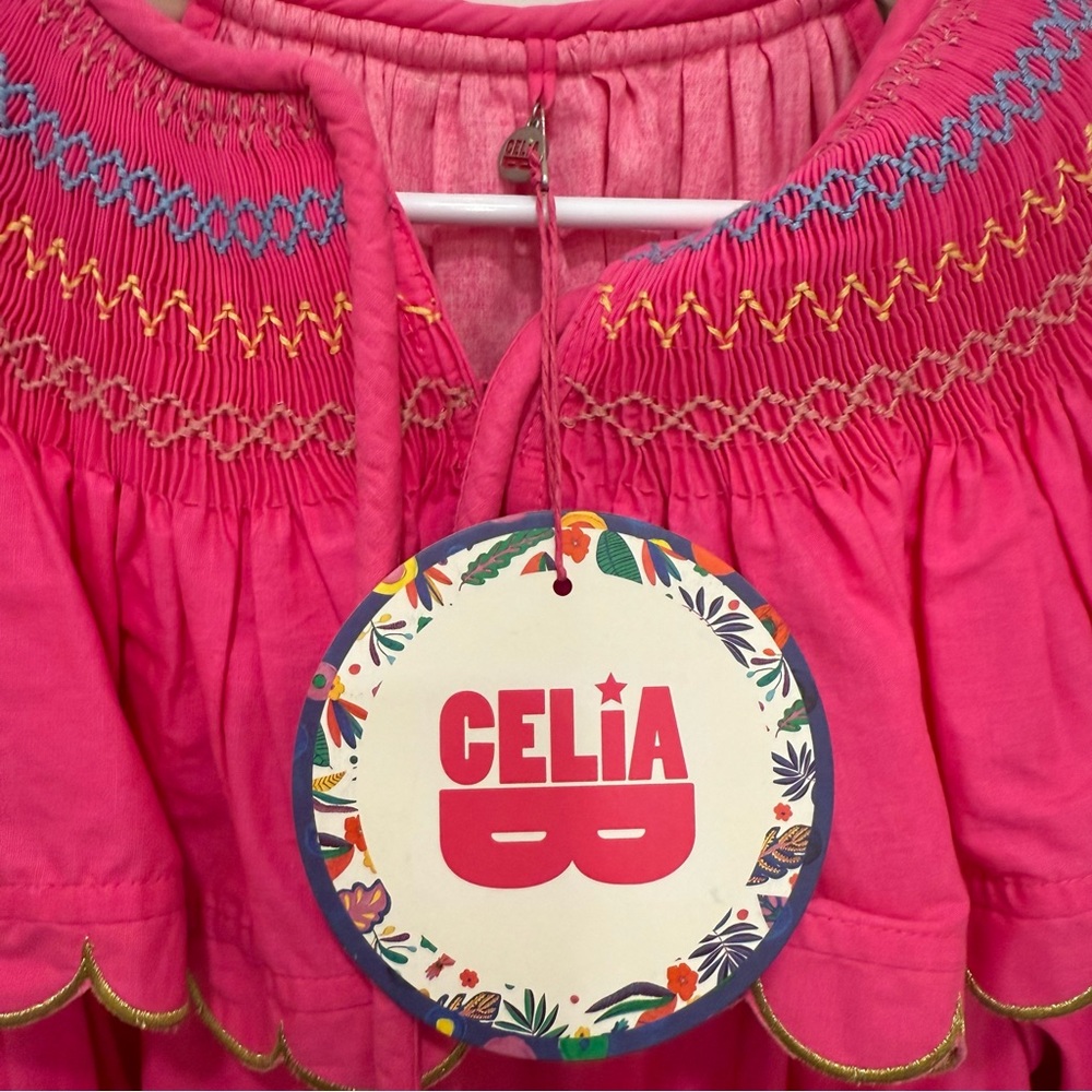 NWT! CeliaB Celia B Fiji Fuschia Hot Pink Mini Dress Size XS! - Picture 3 of 8